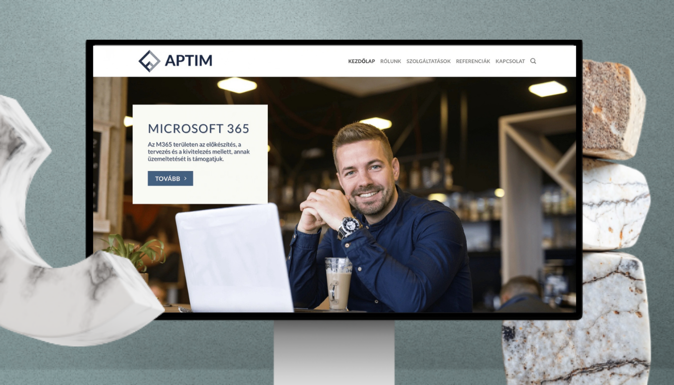 Aptim Kft. céges WordPress weboldal – Athalie Consulting