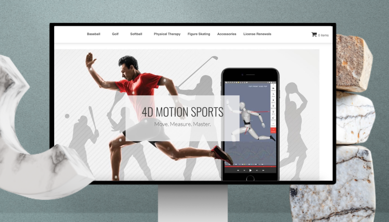 4DMotionSports.eu webshop készítés, európai webáruház WordPress alapon