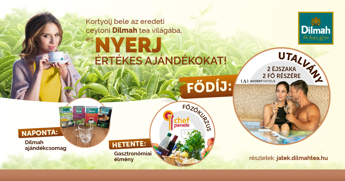 Dilmah tea 2021 őszi nyereményjáték – weboldalkészítés