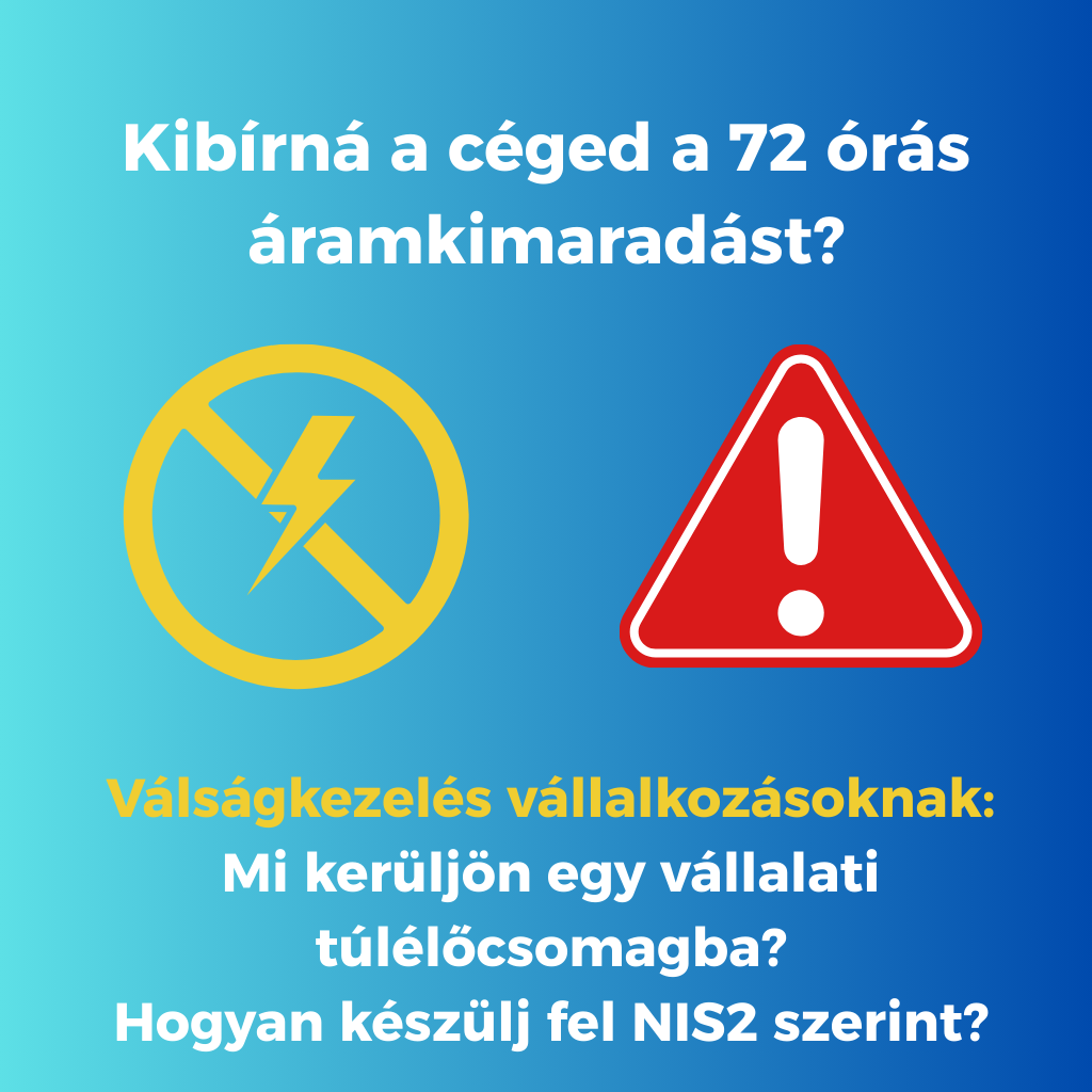 Áramszünet, káosz, leállás – Túlélne 3 napot a vállalkozásod, ha Magyarországon is lenne egy áramszünet?