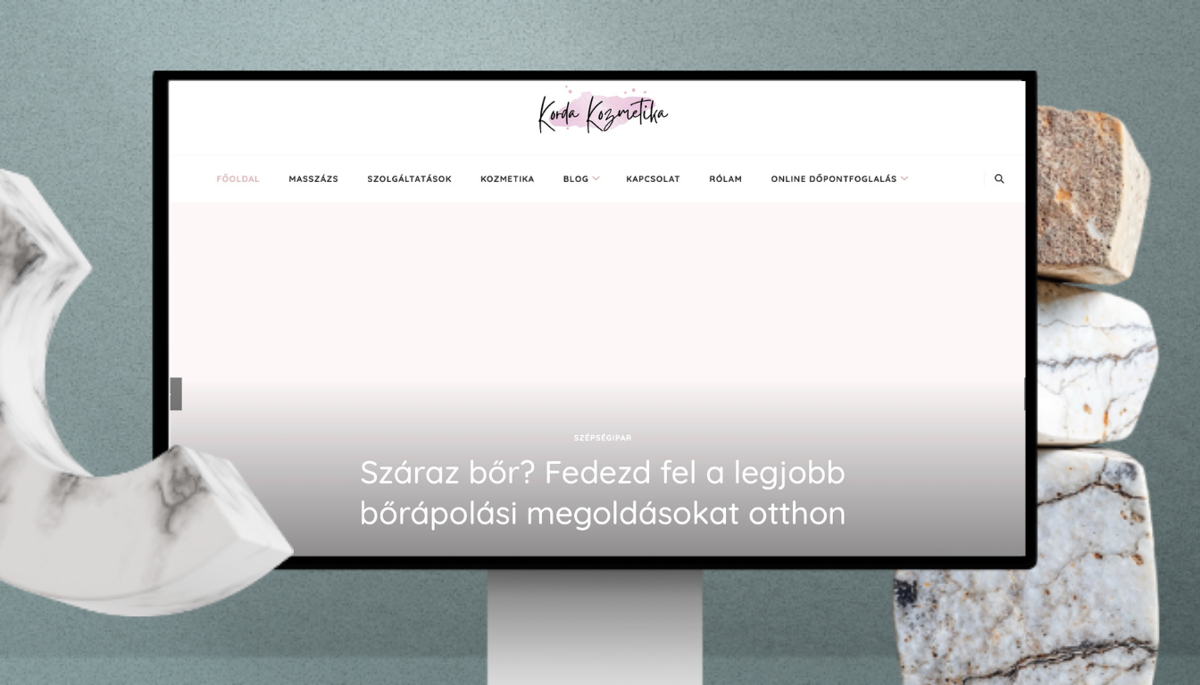 Korda Kozmetika szalon időpontfoglaló rendszer – Athalie Consulting
