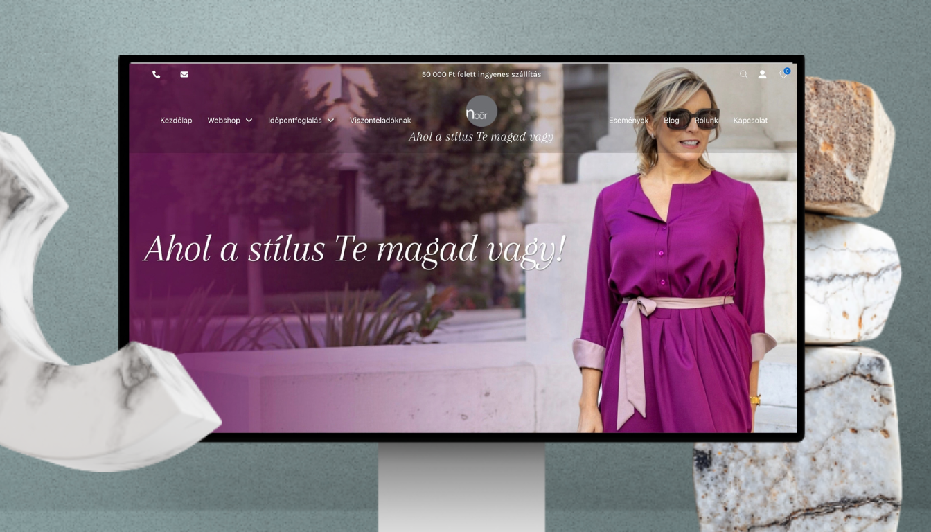 Noor Fashion webshop üzemeltetés Noor Fashion webshop üzemeltetés – Athalie Consulting